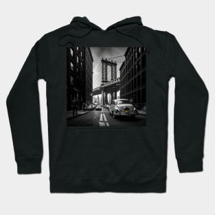 Life in Black and White In New York Hoodie